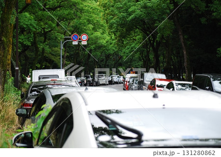 路上駐車 路上駐車 131280862