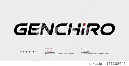 Abstract technology sport modern alphabet logo font. Creative typography bold typeface for sport, digital, future logos fonts. vector illustration Abstract technology sport modern alphabet logo font. Creative typography bold typeface for sport, digital, future logos fonts. vector illustration 131282643