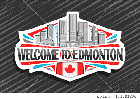 Vector logo for Edmonton 131282836