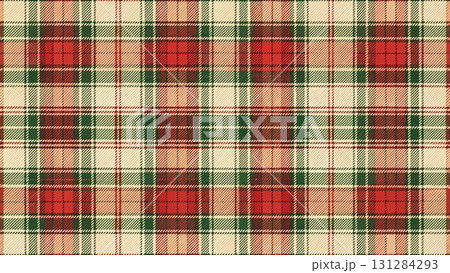 Seamless plaid pattern, elegant tartan fabric background  131284293