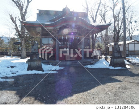 2月 石割山の登山道や風景（山梨県都留市） 131284506