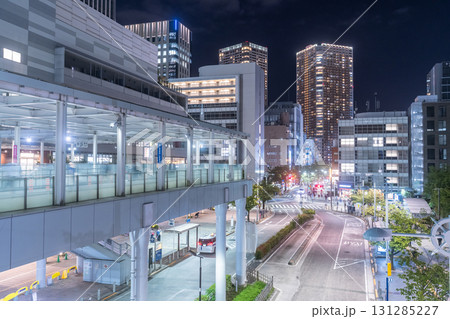 《東京都》田町駅前の街並み・都市夜景 《東京都》田町駅前の街並み・都市夜景 131285227