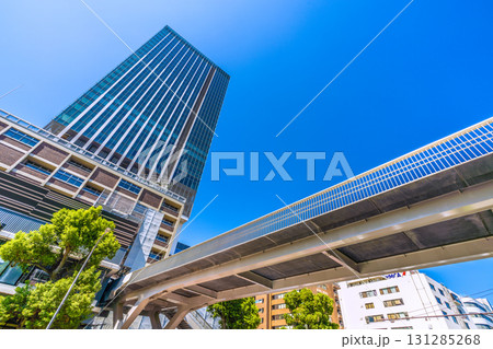 日本の横浜都市景観 ハマスタ入口側から、関内駅前のベースゲート横浜関内タワーなどを望む=9月26日 日本の横浜都市景観 ハマスタ入口側から、関内駅前のベースゲート横浜関内タワーなどを望む=9月26日 131285268