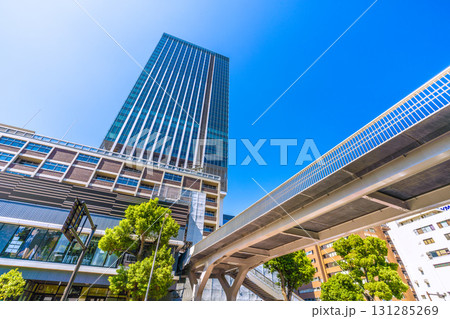 日本の横浜都市景観 ハマスタ入口側から、関内駅前のベースゲート横浜関内タワーなどを望む=9月26日 日本の横浜都市景観 ハマスタ入口側から、関内駅前のベースゲート横浜関内タワーなどを望む=9月26日 131285269