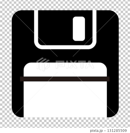 Floppy disk save mark vector icon material 131285509