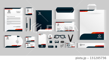 collection of professional office stationery mockup for company branding collection of professional office stationery mockup for company branding 131285736
