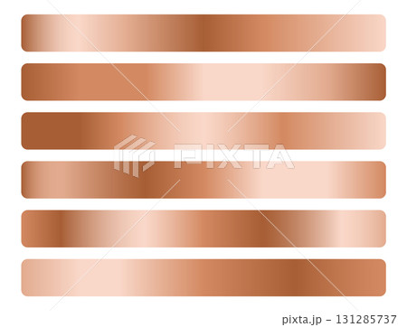 collection of rose gold gradient swatches element design collection of rose gold gradient swatches element design 131285737
