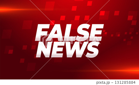 digital false news reporting screen template 131285884