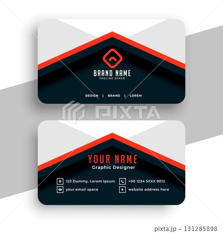 double sided company visiting card layout for corporate biz double sided company visiting card layout for corporate biz 131285898