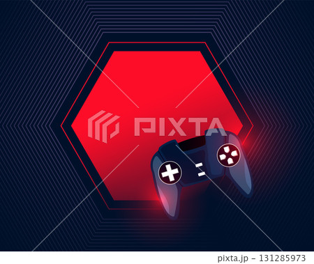 esport remote controller background with text space vetor 131285973