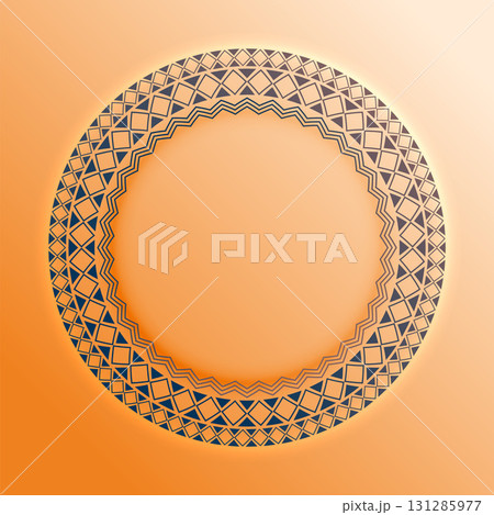 ethnic lacy frame background for classic border and pattern design 131285977