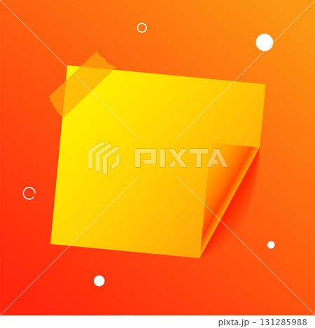 eye catching folded notepad sheet template for office use eye catching folded notepad sheet template for office use 131285988