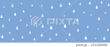 falling white raindrop shower backdrop design 131286006