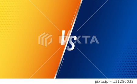 flat style versus vs screen banner for rival match flat style versus vs screen banner for rival match 131286032