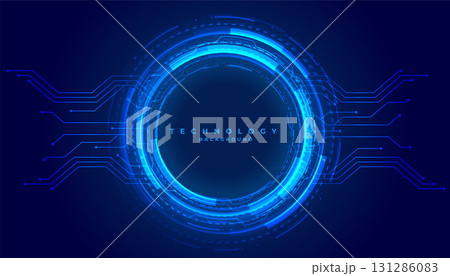 futuristic web network circle hud techno banner design futuristic web network circle hud techno banner design 131286083