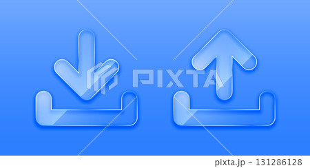 glossy download and upload web arrow symbol design glossy download and upload web arrow symbol design 131286128