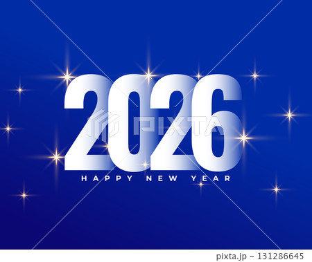 happy new year 2026 blue background with sparkle effect happy new year 2026 blue background with sparkle effect 131286645