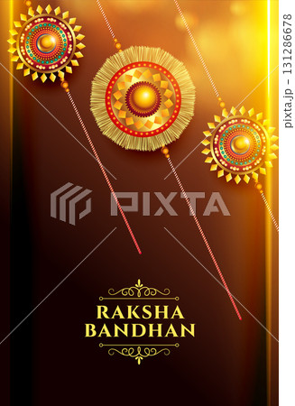 happy raksha bandhan greeting post with rakhi thread happy raksha bandhan greeting post with rakhi thread 131286678
