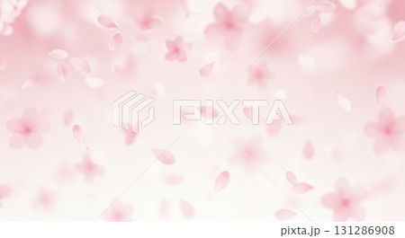 風に舞う桜の花びら 131286908