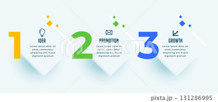 modern corporate success plan diagram banner with 3 easy step modern corporate success plan diagram banner with 3 easy step 131286995