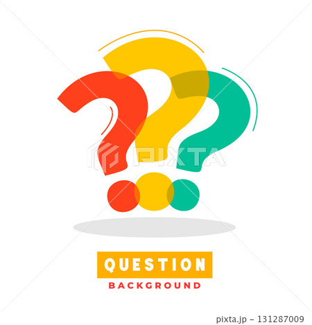modern FAQ query sign background for social help or communication 131287009