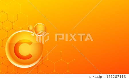 organic vitamin c serum gel solution background organic vitamin c serum gel solution background 131287118