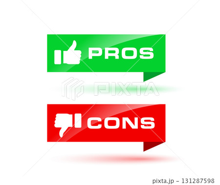 pros and cons sign label design pros and cons sign label design 131287598