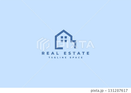 real estate logo template with realty sign real estate logo template with realty sign 131287617