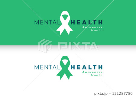 set of mental health care background design 131287780