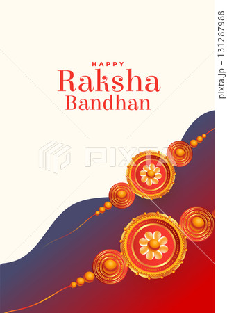 traditional raksha bandhan festival post design 131287988
