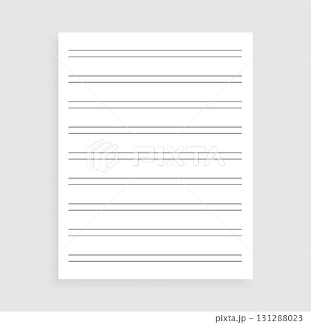 two lines notepad sheet stationery layout design two lines notepad sheet stationery layout design 131288023