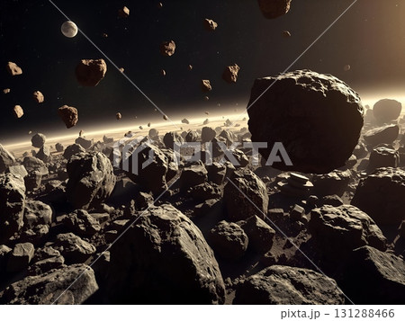 Asteroid Field: A Rocky Landscape Among the Stars Asteroid Field: A Rocky Landscape Among the Stars 131288466