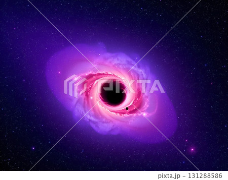 Cosmic Whirlpool: A Stunning Visualization of a Black Hole Cosmic Whirlpool: A Stunning Visualization of a Black Hole 131288586