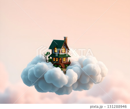 Whimsical Cloud House: A Dreamy, Peaceful Haven 131288946