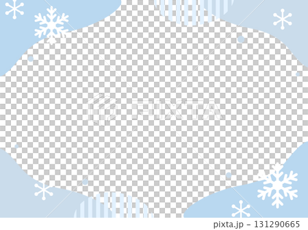 冬季彩色雪花框架 冬季彩色雪花框架 131290665