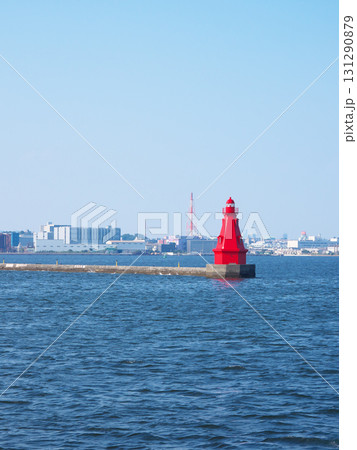 横浜北水堤灯台(赤灯台) 都市景観(2025年8月) 横浜北水堤灯台(赤灯台) 都市景観(2025年8月) 131290879