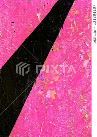 Abstract Textured Pink and Black Diagonal for 80s, Punk Aesthetic 131291107
