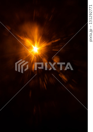 Abstract Natural Sun flare on the black Abstract Natural Sun flare on the black 131292771