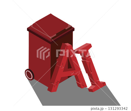 AI Slop for low quality AI outputs content for trash digital output 131293342