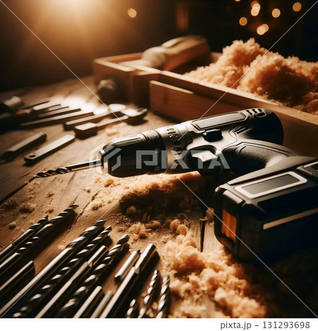 A power drill tool, Ai generated image 131293698