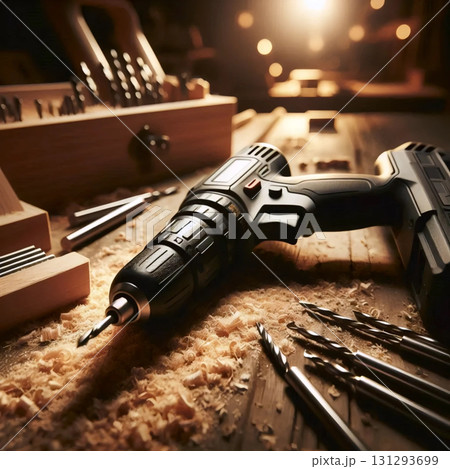 A power drill tool, Ai generated image 131293699