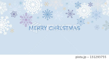 雪の結晶のシームレスなパターン 雪の結晶のシームレスなパターン 131293755