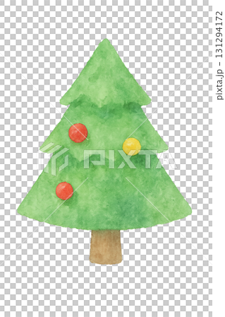 Simple Christmas tree illustration | Winter, Holiday, Transparent PNG 131294172