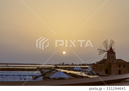 Salt Pans Sunset 131294641