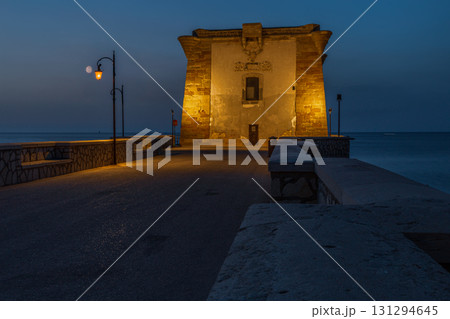 Coastal Watchtower Night 131294645