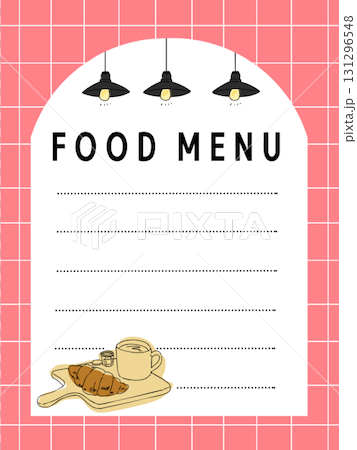Stylish cafe menu, design, hand-drawn illustrations, and signboards Stylish cafe menu, design, hand-drawn illustrations, and signboards 131296548