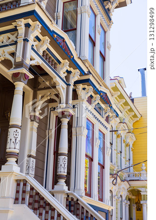 San Francisco Victorian houses in Pacific Heights California 131298499
