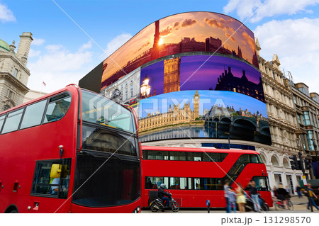 Piccadilly Circus London digital photomount 131298570