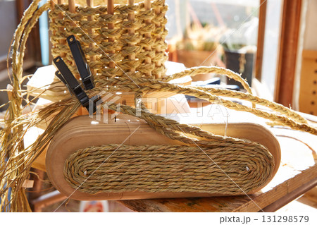 Esparto halfah grass used for crafts basketry 131298579