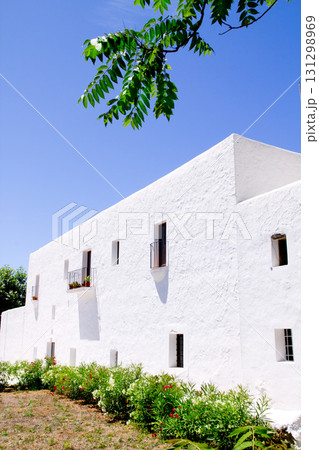 Ibiza white church in Sant Carles Peralta Ibiza white church in Sant Carles Peralta 131298969